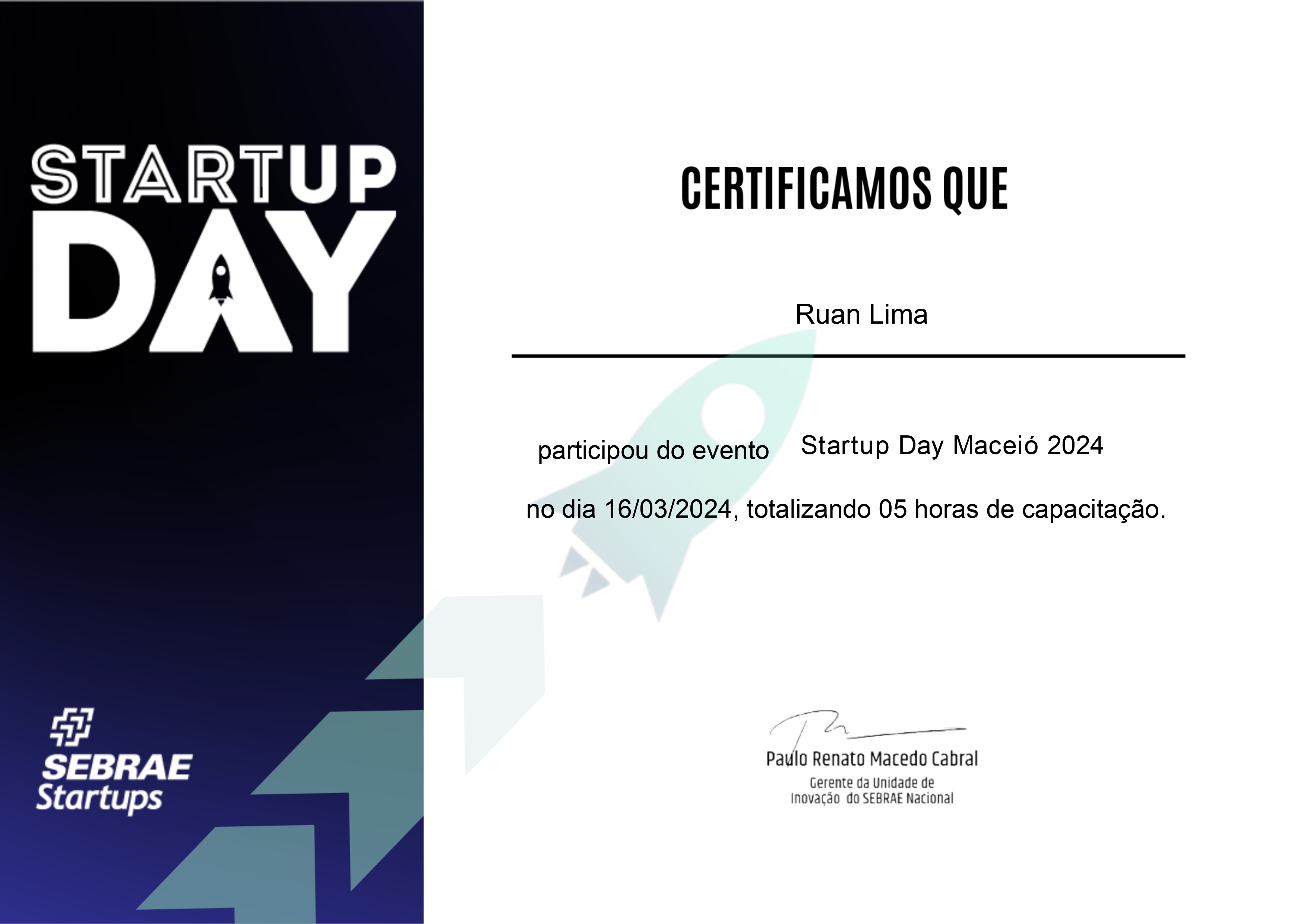 SEBRAE Startup Day